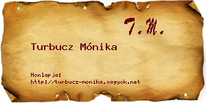 Turbucz Mónika névjegykártya